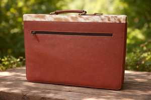 Sac à bandoulière en cuir véritable pour homme avec plusieurs poches, personnalisable avec logo OEM LHLB-0014 - Product Image 3