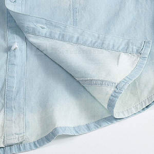 Vêtements décontractés grande taille pour hommes, veste en jean, vente chaude, veste en jean streetwear pour hommes, fabriqué au Pakistan - Product Image 5