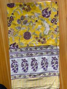 Pareo de Algodón Ecológico con Estampado Floral Indio, Hecho a Mano, Ligero, para Playa o Resort, para Mujer - Product Image 2