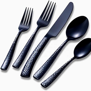 Juego de cubertería y tenedores de cucharas chapadas en oro, con mango de cerámica de color rosa, diseño para el hogar, Hotel y restaurante - Product Image 6