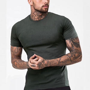 เสื้อยืดแขนสั้นคอกลมทรงปกติผ้าฟลีซโพลีเอสเตอร์ 100% คุณภาพสูงสำหรับผู้ชาย HAWK EYE SPORTS น้ำหนัก 300 กรัม แห้งเร็ว รับสกรีนโลโก้ - Product Image 1