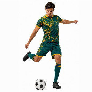 Fabricant de maillots de football personnalisés OEM ODM, maillot de football sublimé, maillot d'équipe de football respirant à séchage rapide, uniforme - Product Image 4