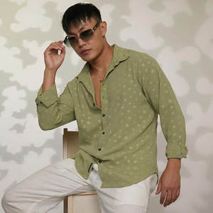 2024 printemps hommes élégant vêtements de travail décontractés chemise veste confortable ample à manches longues avec caractéristique de respirabilité - Product Image 3