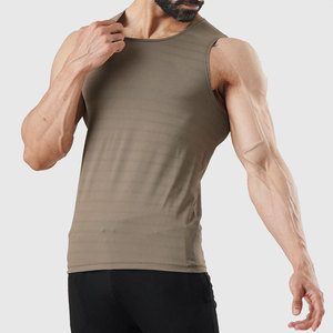 Camiseta sin Mangas Deportiva LEDBURY INTERNATIONAL de Alta Calidad, Corte Ajustado, Transpirable, Anti-Pilling, de Secado Rápido, en Poliéster/Algodón para Hombre - Product Image 3