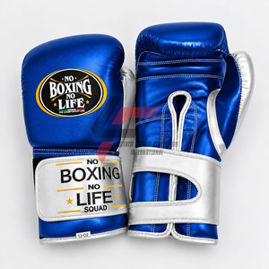 Guantes Profesionales Aurex Strike Pro No Boxing No Life, Guantes de Entrenamiento y Sparring de Cuero Original Premium, Logotipo Personalizado, Equipo Unisex - Product Image 3