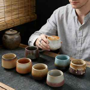 Tazas de Té Retro Creativas Hechas a Mano, Taza de Té de Gres Estilo Árabe, Taza de Café de Cerámica Vintage de Universal Overseas - Product Image 2