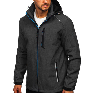 Custom Logo <b>Men</b> Softshell <b>Jacket</b> for Sale <b>Long</b> Sleeves <b>Men</b> Softshell <b>Jacket</b> With New Design Nylon Polyester Softshell <b>Jacket</b> - Product Image 1