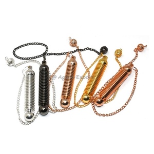 Péndulos de Metal negro con forma de cono, cadena de chakras, negro, vendedor completo - Product Image 4