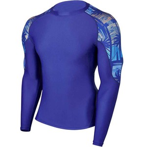Men's Performance Rash Guard Long Sleeve BJJ MMA Compression Top Moisture Wicking Training Wear USA Europe Trend - Product Image 1