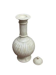 Macetero de Metal con Incrustaciones de Hueso, Hecho a Mano, Forma Redonda, Estilo Minimalista, para Decoración del Hogar, Producto de Lujo, Exportaciones al por Mayor - Product Image 3