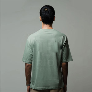 เสื้อยืดแขนสั้นลำลองทรงโอเวอร์ไซส์ เสื้อยืดทรงเข้ารูป ผลิตจากผ้าฝ้าย เสื้อยืดโอเวอร์ไซส์สำหรับขายออนไลน์ ผลิตในประเทศปากีสถาน - Product Image 2