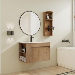 Mobile bagno sospeso da 30 pollici con lavabo e ante a chiusura ammortizzata 00612IMO 02730IMO, mobile combinato (confezione KD) - Product Image 1