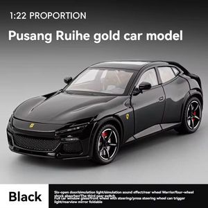 Modelo de Auto de Carreras Fer-ari Purosangue de Metal Fundido a Presión, Diseño Interior Detallado, Escala 1:32, Control de Fricción 16x5 - Product Image 1