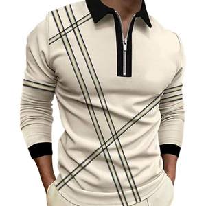 Chemise Homme Premium 2026 à Col Montant et Manches Longues – Polyester Haute Qualité Anti-Plis, Tricotée, Respirante, Élégante et Tendance - Product Image 4