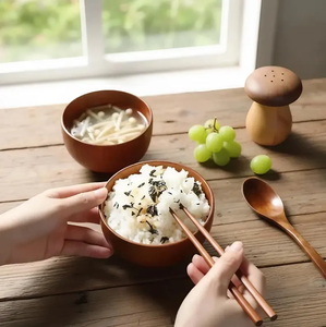 ชามไม้พุทรา-ซุปสไตล์ญี่ปุ่นและชามสลัด - Product Image 2