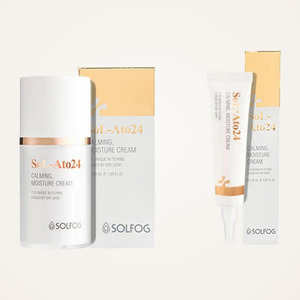 มอยเจอร์ไรเซอร์เกาหลี K-Beauty solato24CalmingMoistureCream 20 มล. ผลิตในเกาหลี ครีมบำรุงผิวหน้าและโลชั่นสมุนไพร - Product Image 5