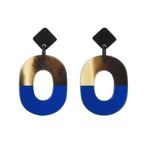 Ensemble de boucles d'oreilles bohèmes en résine et acrylique de haute qualité pour femmes, cadeau de fiançailles, d'anniversaire, de mariage ou de fête - Product Image 1