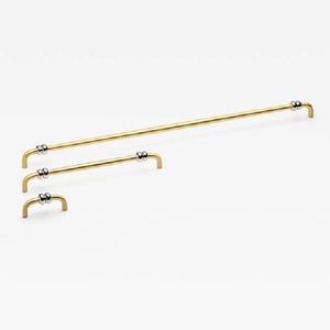Modern Brass Cabinet <b>Pull</b> Handle Bar Shape Minimalist Design Durable Kitchen Cupboard <b>Drawer</b> Door Hardware Storage Closet - Product Image 1