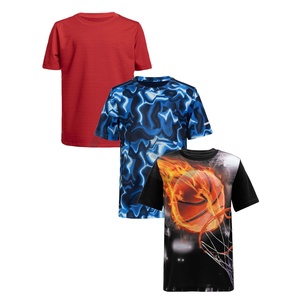 เสื้อยืดคอกลมแขนสั้นสำหรับผู้ชายแบบแอคทีฟ ขนาดสั่งทำได้ ดีไซน์เรียบง่าย ระบายอากาศได้ดี แห้งเร็ว ทออย่างประณีตเพื่อความสบายสูงสุด - Product Image 1