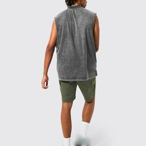 Débardeur en coton pour homme, idéal pour l'été et le sport, 100 % coton, sans manches, pour hommes d'âge moyen et seniors - Product Image 3