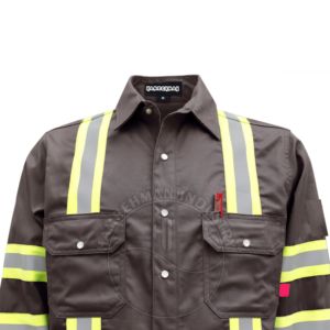 Camisas FR para Hombre, Camisa de Trabajo Americana Resistente al Fuego, en Venta, Buena Calidad, Suministro de Fábrica, Venta al Por Mayor - Product Image 4