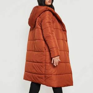 <b>Women</b> Winter Bubble Jacket Hooded Quilted Puffer <b>Coat</b> Long Sleeve Zip Up Casual Outdoor Warm Fashion Outerwear 2026 - Product Image 2