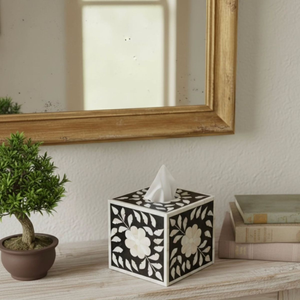 High Demand Bone Inlay <b>Tissue</b> Box Napkin Holder for Home and Restaurant Use - Product Image 6