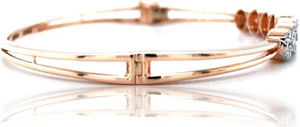 Luxury Moissanite <b>Bangle</b> 925 <b>Silver</b> Rhodium Plated <b>Bracelet</b> Minimalist Wedding Bridal Fine Jewelry Elegant Gift for Women - Product Image 2