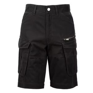 European Men's Summer Casual Multi-Bag Shorts Factory Direct <b>Canvas</b> Woven Digital Thin Elastic Mid Waist Solid Cargo Shorts - Product Image 4