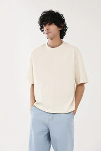 Camiseta Oversize de Algodón 100% de Alta Calidad para Hombre, Corte Holgado con Hombros Caídos, Venta al por Mayor 2026 con Servicio OEM - Product Image 2