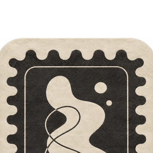 Alfombra de Lana Saaz Hecha a Mano, Alfombra de Diseño Artesanal de Lana, Alfombra de Primera Calidad Hecha a Mano - Product Image 5