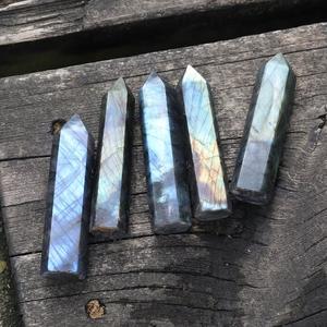 Torre de Cristal de Labradorita Natural Chakralume, Pulida a Mano, Piedra Curativa, Meditación, Reiki, Energía de Chakra, Decoración Espiritual - Product Image 4