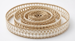 ผ้าฝ้ายลายฉลุตกแต่งขอบโลหะสำหรับของตกแต่งบ้านและสิ่งทอ - Product Image 2