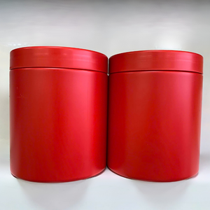 Red Lid Medicine PillsHighly Welcomed Wholesale Pharmaceutical Cylinder <b>Jars</b> 875ml <b>Empty</b> Packaging Plastic Screw Top - Product Image 6