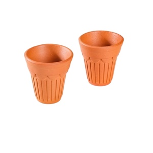 Handmade Terracotta Tea Cups Wholesale Quality Kullad <b>Mugs</b> Bulk Clay Cups for Cafes Export Usage - Product Image 4