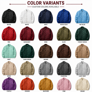 Custom Mens Stand Hooded <b>Waterproof</b> Quilted Padded Jacket Lightweight Insulated Diamond Quilt Bomber OEM ODM Private Label - Product Image 4