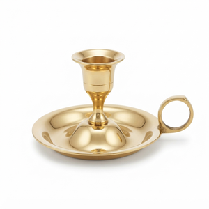 Support de bougie en laiton fait main, plateau ovale, chandelier décoratif, centre de table, décoration de mariage et de maison, prix de gros - Product Image 1