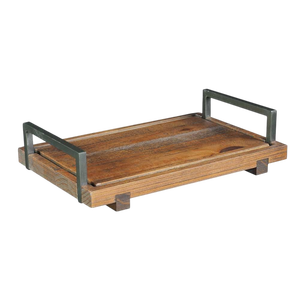 Último modelo de bandeja redonda de madera para decoración, regalos, decoración de interiores, organizador de alimentos y verduras, para vajilla de comedor. - Product Image 6