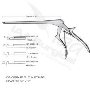 Pinzas Ferris Smith Kerrison de 18 cm de Alta Calidad con Certificación CE, Acero Inoxidable, Instrumento Médico de Neurocirugía para Uso Hospitalario - Product Image 6
