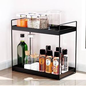 Unicorn Handicrafts Wooden and Metal <b>Storage</b> Organizer for Home Office Desk Kitchen <b>Bathroom</b> Cosmetics Jewelry Accessories - Product Image 1