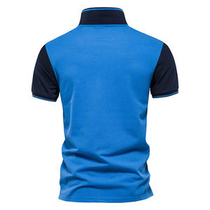 Polo Homme 100% Coton de Haute Qualité, Vente en Gros, Grandes Tailles, Respirant, Motif Uni, Technique, Tenue Décontractée, Polos Unisexe - Product Image 2