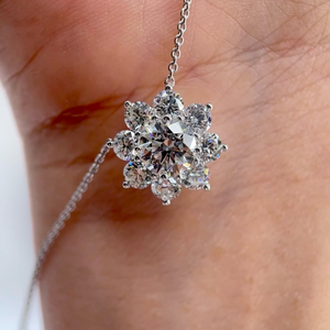 Brillante colgante de diamante cultivado en laboratorio, certificado por IGI, en oro amarillo, oro rosa, oro blanco o plata, con piedra de claridad D E F VVS VS. - Product Image 5