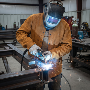 Chaqueta de Seguridad Industrial de Cuero Vacuno Reforzado de Primera Calidad, Resistente al Fuego, con Protección de Nivel JNM SAFETY - Product Image 5