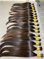 Prix de gros, bonne qualité, 100% cheveux humains vietnamiens, 1 kg, cheveux vierges bruts Remy, cuticules intactes, extensions en vrac
