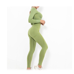 Prix Exceptionnel – Meilleures Ventes : Nouveaux Ensembles de Yoga 2 Pièces pour Femmes, 100% Polyester Lavable, Respirant, Séchage Rapide, Design Haut de Gamme, Facile à Porter - Product Image 2