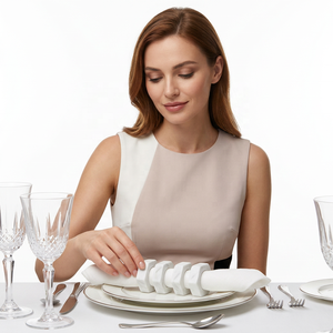 Servilletero de Resina Hecho a Mano con Diseños Personalizados de Cumpleaños, Estilo Moderno y Lujoso, Color y Tamaño Personalizables para Uso en Restaurantes - Product Image 1