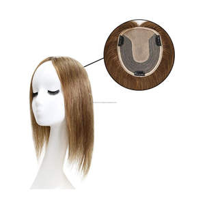 Peluca de lujo 2026 de cabello virgen vietnamita, liso natural, Remy, alta densidad, base de piel, de una sola capa, puntas naturales - Product Image 1