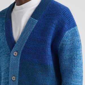 Custom Made Mohair Cashmere High End Soft Knitted New Design Fraternity Wear <b>Cardigan</b> <b>Sweater</b> Applique Embroidery <b>Sweater</b> - Product Image 3