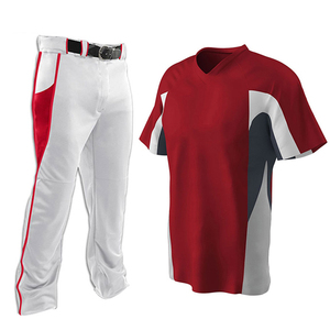 Dernier design, services OEM unisexes, uniforme de baseball pour hommes, couleur unie, manches courtes, taille adulte, tissu doux, prix abordable - Product Image 4