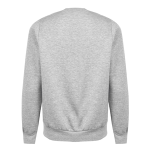 เสื้อสเวตเชิ้ตคอกลมสีเทาสำหรับผู้ชาย ทรงโอเวอร์ไซส์ สีพื้น ผ้าถัก สวมใส่สบายในฤดูหนาว ผลิตจากผ้าฝ้าย 100% ระบายอากาศได้ดี สามารถปรับแต่งได้ - Product Image 6